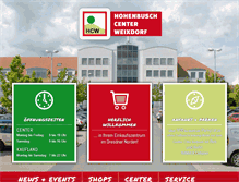 Tablet Screenshot of hohenbusch-center-weixdorf.de